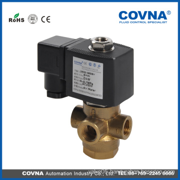 3 way solenoid valve 12v, brass water valve